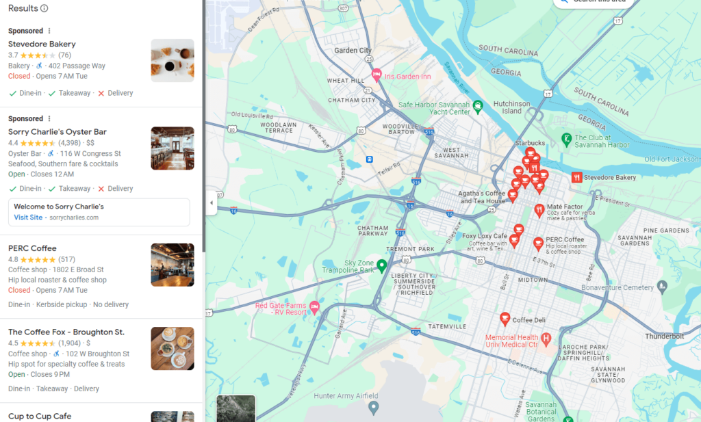 Google Maps Search and Local Google Ads