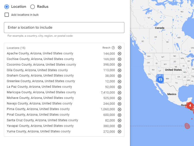 Google Ads Local Targeting